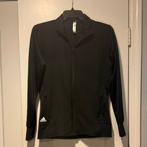 Adidas Black Zip-Up Track Jacket